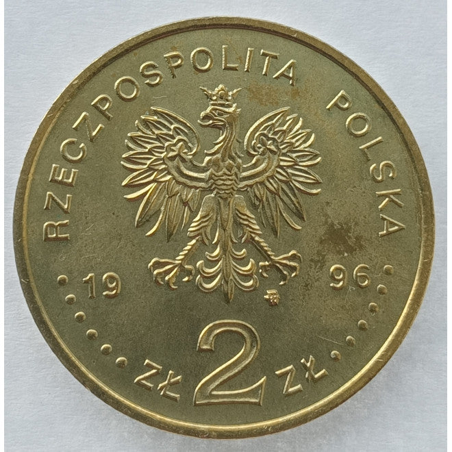 2 zł 1996 - Poczet królów i książąt polskich: Zygmunt II August (1548 - 1572)